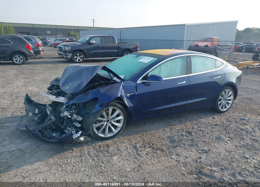 2018 TESLA MODEL 3 LONG RANGE/PERFORMANCE VIN: 5YJ3E1EB7JF100968