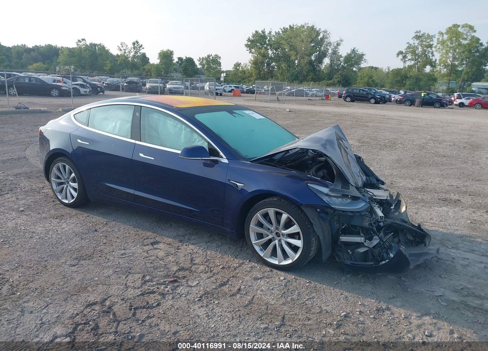 2018 TESLA MODEL 3 LONG RANGE/PERFORMANCE VIN: 5YJ3E1EB7JF100968