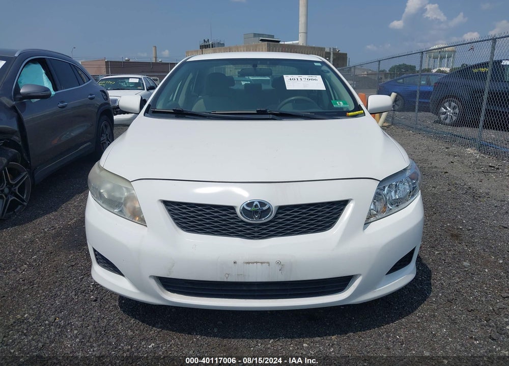 2009 TOYOTA COROLLA LE VIN: 2T1BU40E09C124529