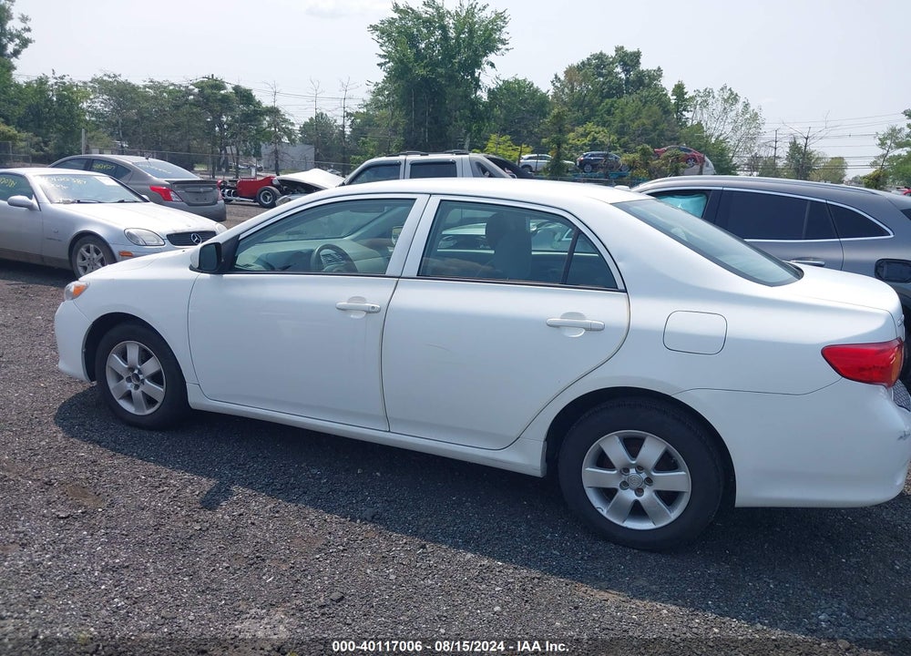 2009 TOYOTA COROLLA LE VIN: 2T1BU40E09C124529