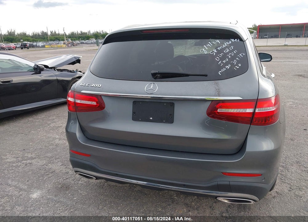 2019 MERCEDES-BENZ GLC 300 VIN: WDC0G4JB1K1000258
