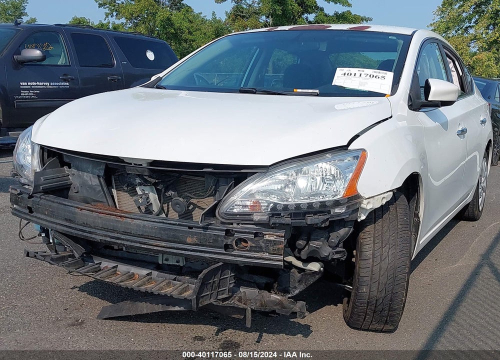 2015 NISSAN SENTRA SV VIN: 3N1AB7AP0FY368845
