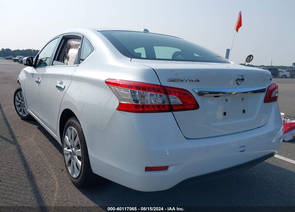 2015 NISSAN SENTRA SV VIN: 3N1AB7AP0FY368845