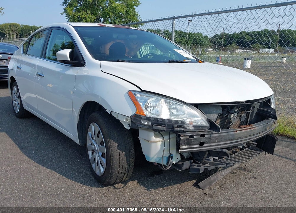 2015 NISSAN SENTRA SV VIN: 3N1AB7AP0FY368845