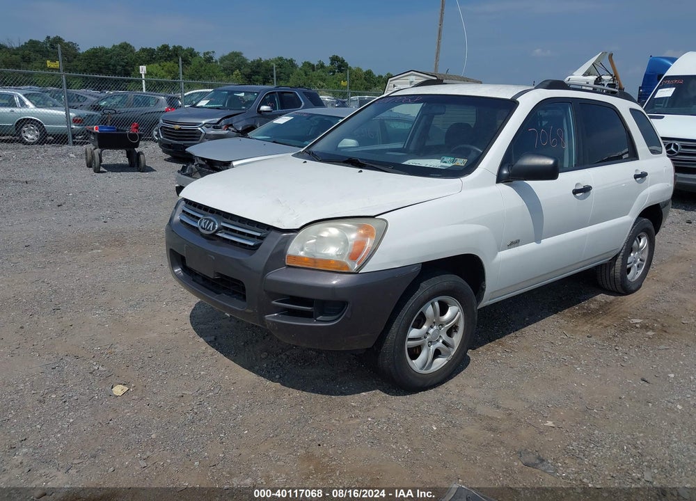 2008 KIA SPORTAGE LX V6 VIN: KNDJE723787475914