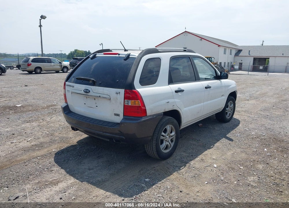 2008 KIA SPORTAGE LX V6 VIN: KNDJE723787475914