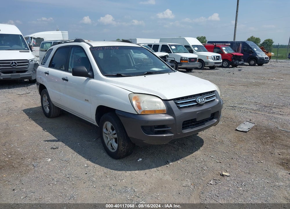 2008 KIA SPORTAGE LX V6 VIN: KNDJE723787475914