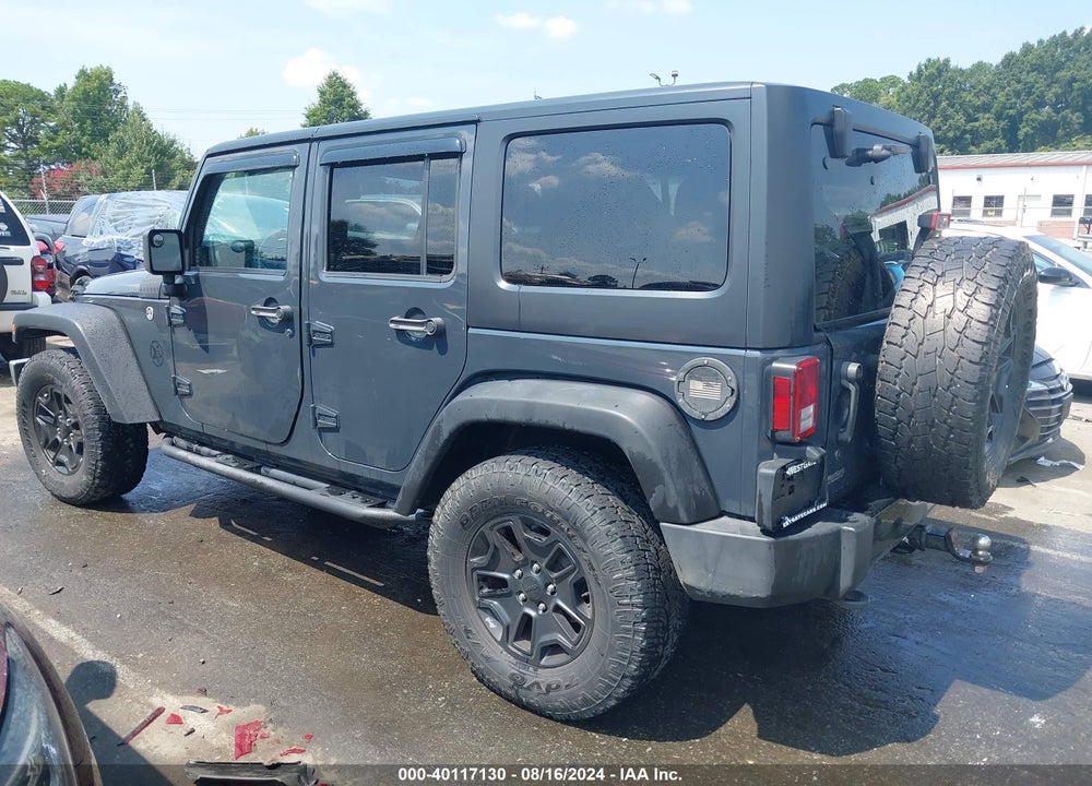 2016 JEEP WRANGLER UNLIMITED WILLYS WHEELER VIN: 1C4BJWDG1GL198385