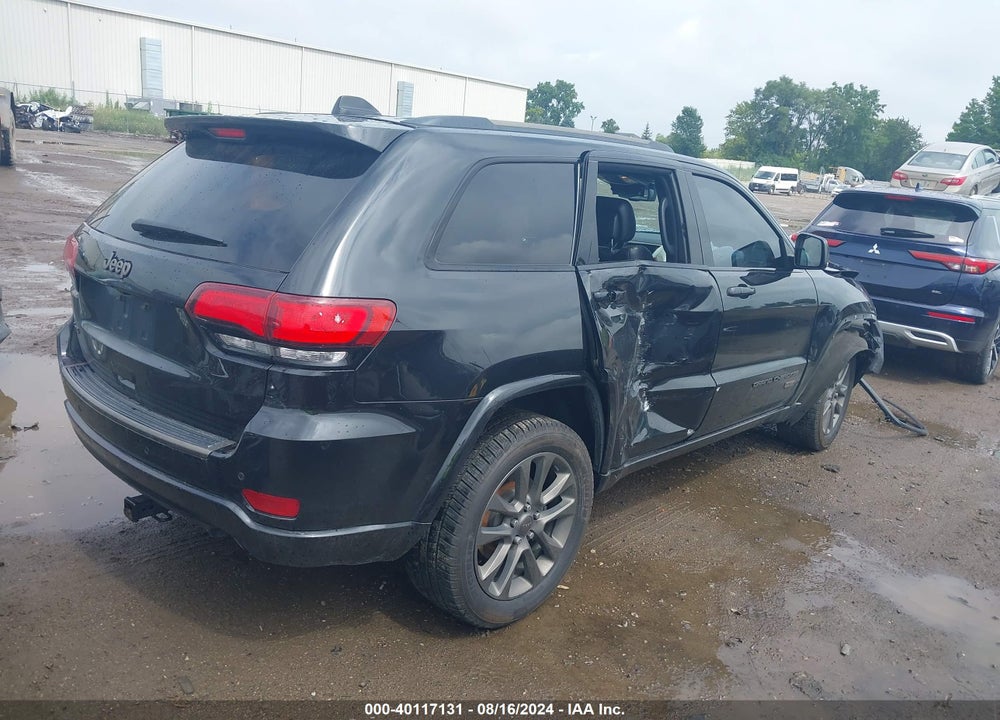 2016 GRAND JEEP  CHEROKEE LIMITED 75TH ANNIVERSARY VIN: 1C4RJFBG1GC474677