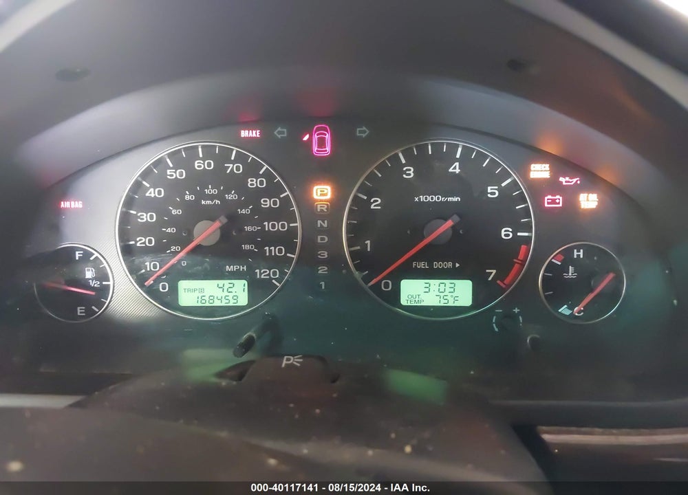 2003 SUBARU OUTBACK VIN: 4S3BH665837642260