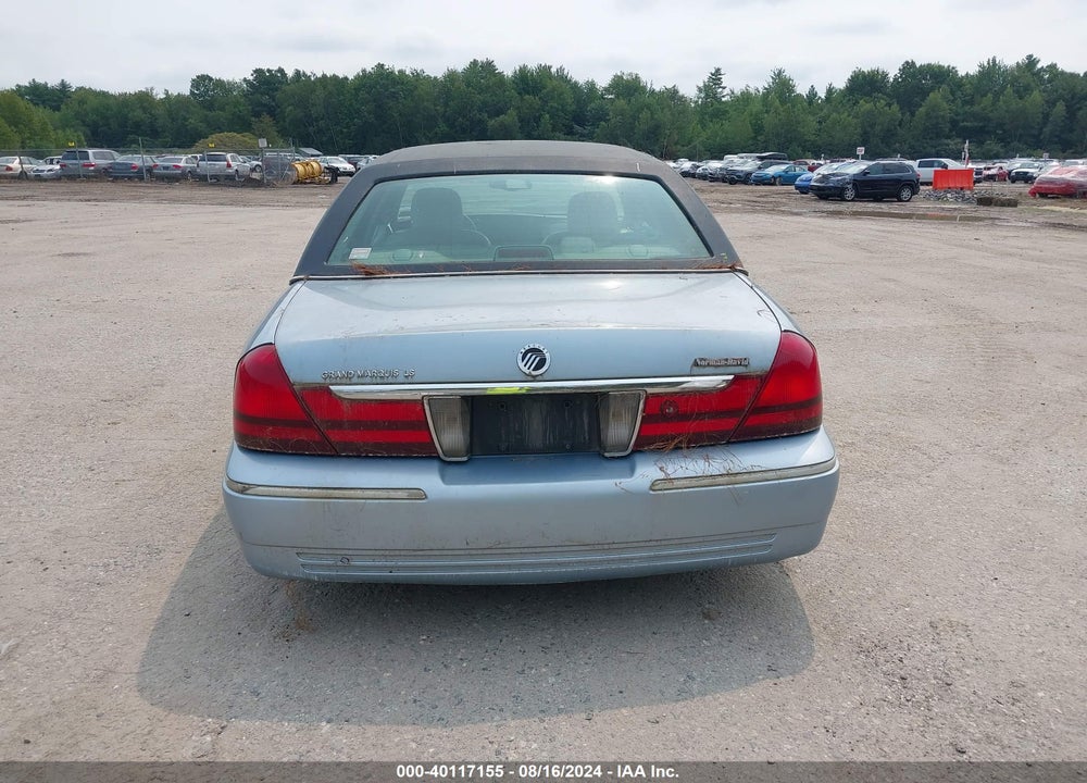 2003 MERCURY GRAND MARQUIS LS VIN: 2MEFM75W73X657774