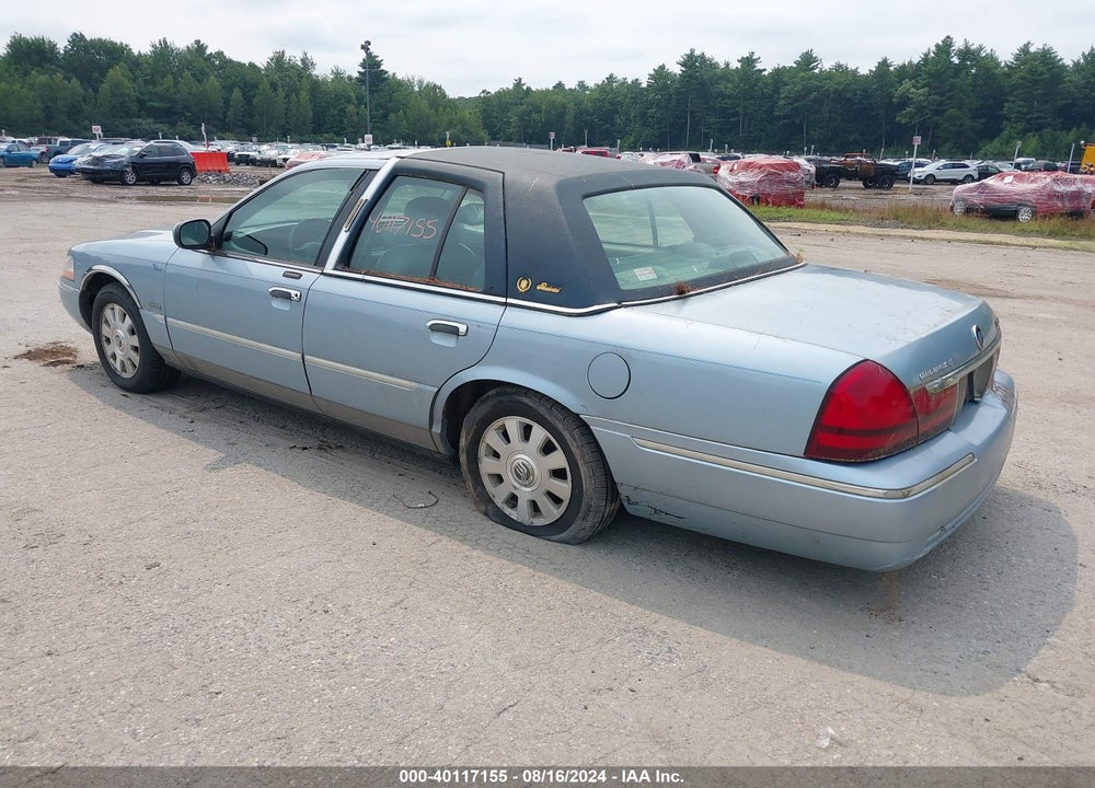 2003 MERCURY GRAND MARQUIS LS VIN: 2MEFM75W73X657774