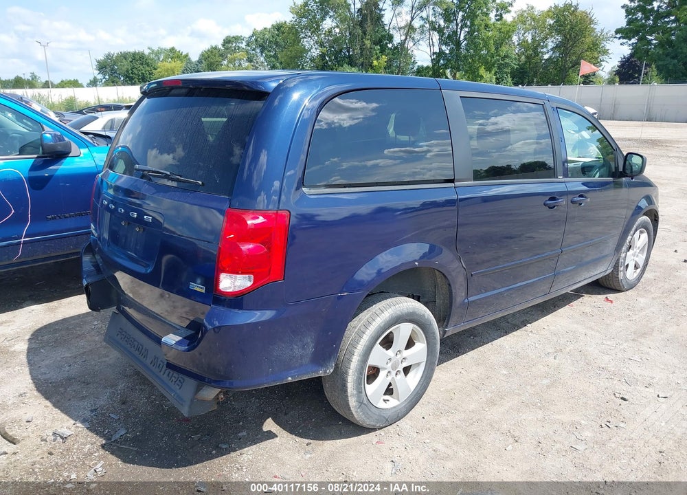 2013 DODGE GRAND CARAVAN SE VIN: 2C4RDGBG3DR723707