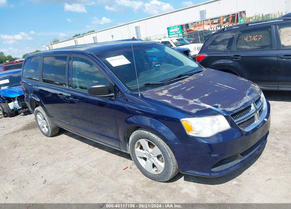 2013 DODGE GRAND CARAVAN SE VIN: 2C4RDGBG3DR723707
