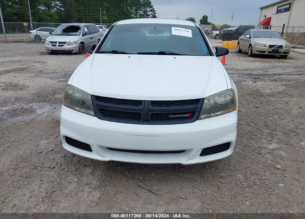 2014 DODGE AVENGER SE VIN: 1C3CDZAGXEN104270