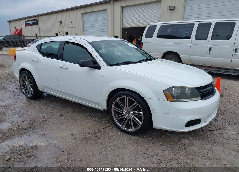 2014 DODGE AVENGER SE VIN: 1C3CDZAGXEN104270