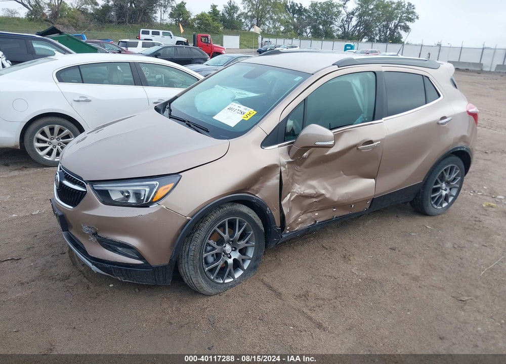 2019 BUICK ENCORE FWD SPORT TOURING VIN: KL4CJ1SB6KB792218