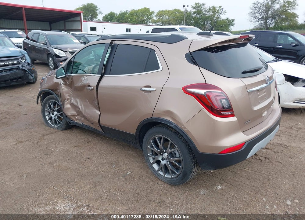 2019 BUICK ENCORE FWD SPORT TOURING VIN: KL4CJ1SB6KB792218