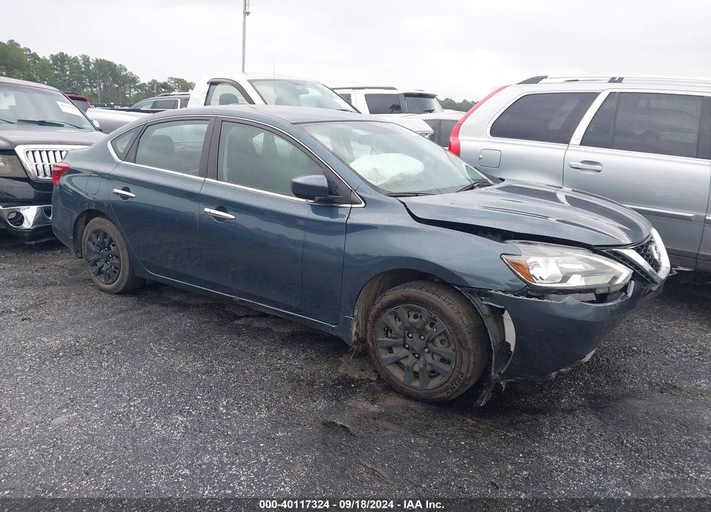 2017 NISSAN SENTRA SV VIN: 3N1AB7APXHY214260