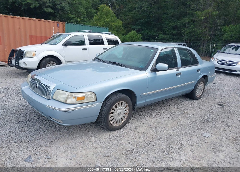 2007 MERCURY GRAND MARQUIS LS VIN: 2MEFM75V57X621501