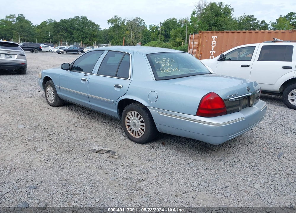 2007 MERCURY GRAND MARQUIS LS VIN: 2MEFM75V57X621501