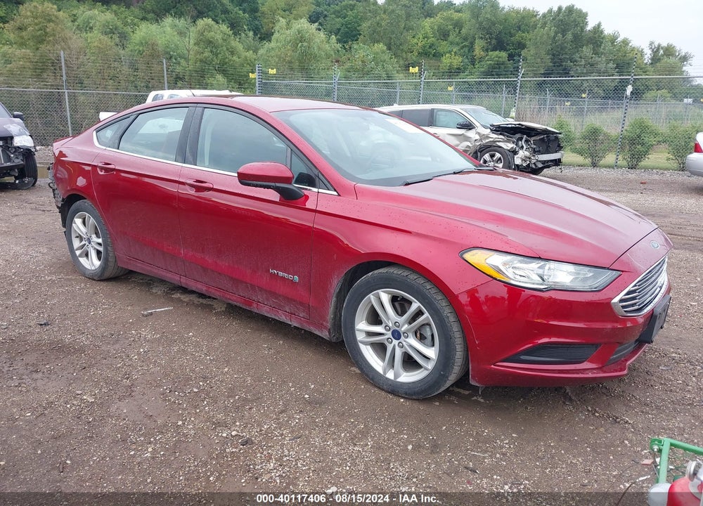 2018 FORD FUSION SE HYBRID VIN: 3FA6P0LU9JR238876