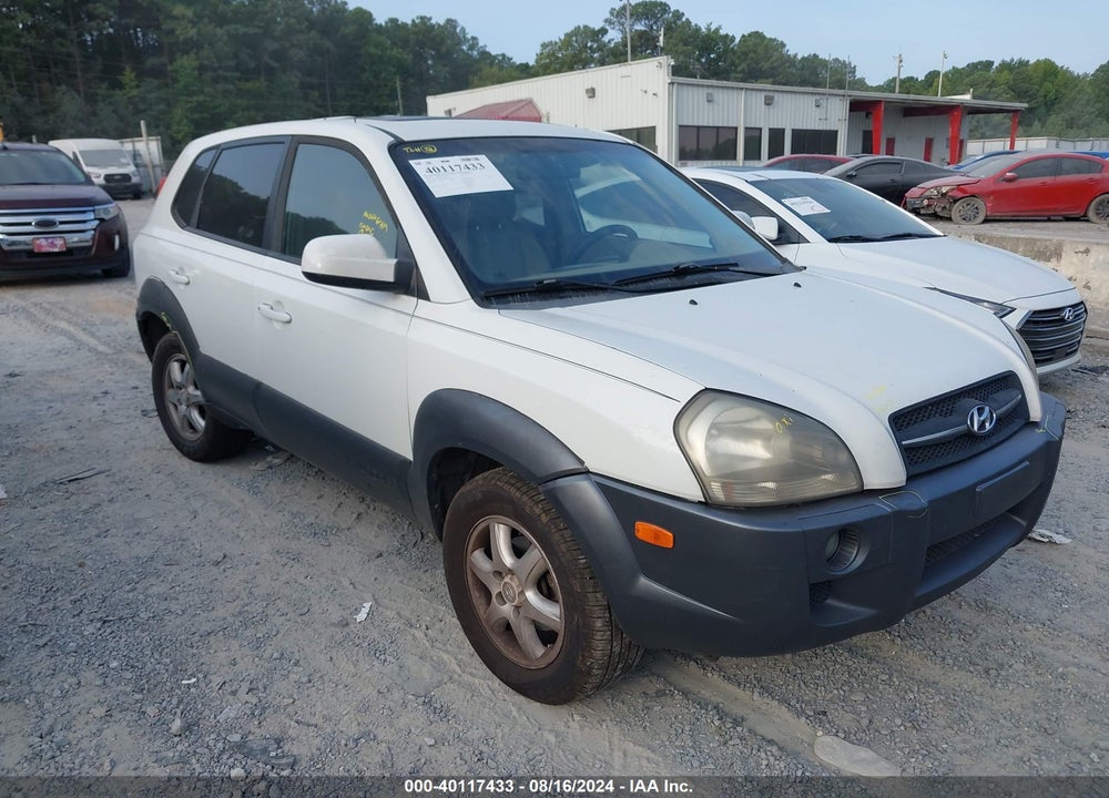 2005 HYUNDAI TUCSON GLS/LX VIN: KM8JN12D85U080560