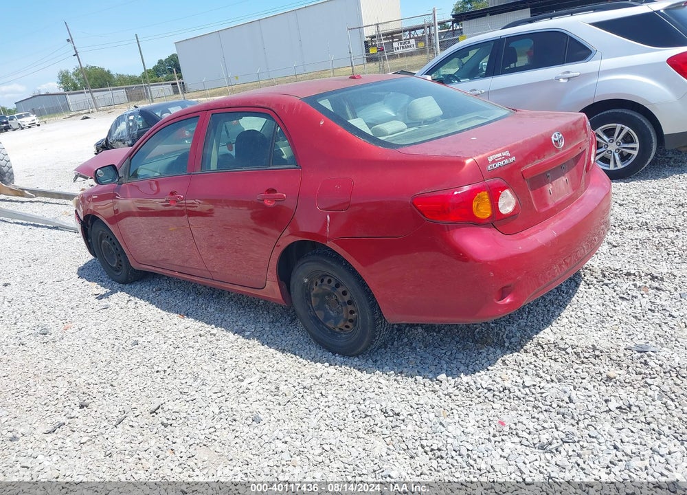 2009 TOYOTA COROLLA LE/S/XLE VIN: JTDBL40E499022868