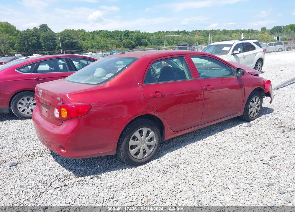 2009 TOYOTA COROLLA LE/S/XLE VIN: JTDBL40E499022868