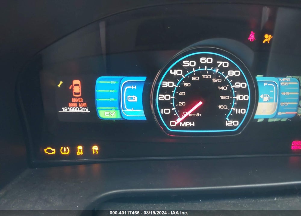 2012 FORD FUSION HYBRID VIN: 3FADP0L39CR161623