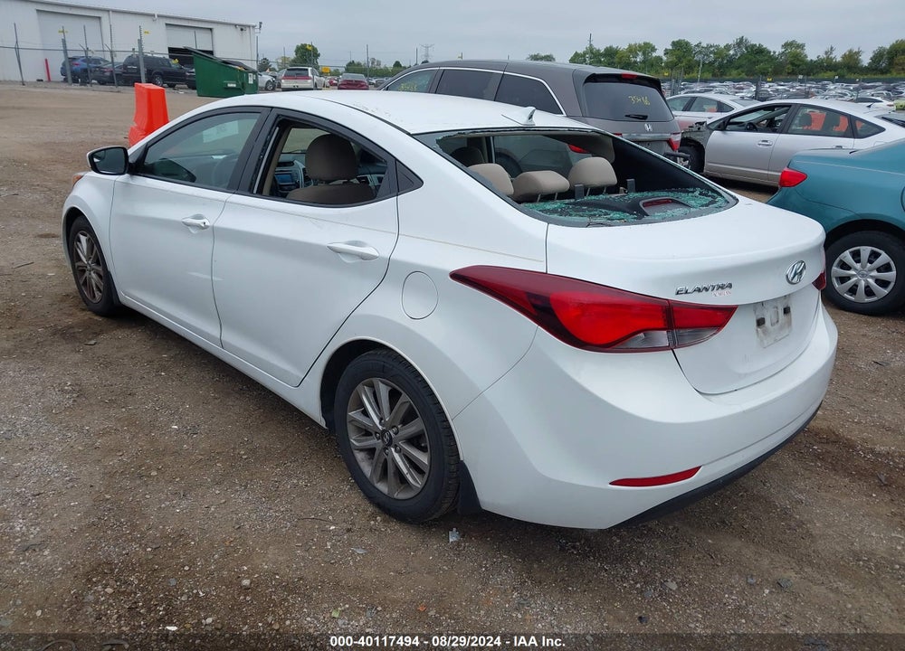 2015 HYUNDAI ELANTRA SE VIN: 5NPDH4AE3FH630893
