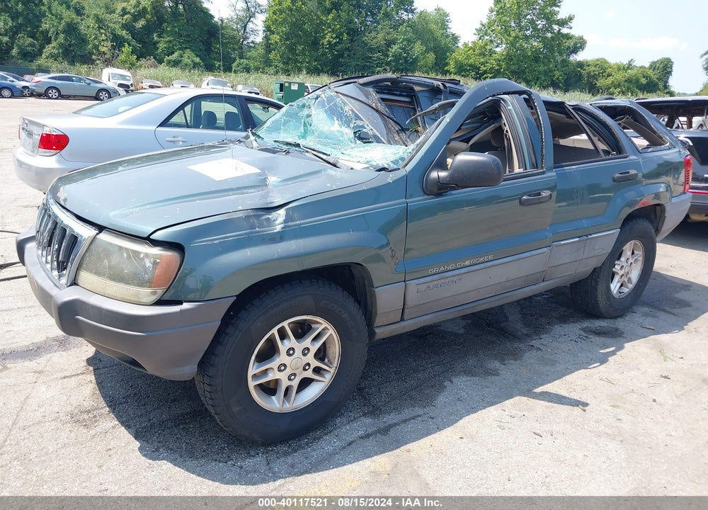 2002 JEEP GRAND CHEROKEE LAREDO VIN: 1J4GW48S82C221965