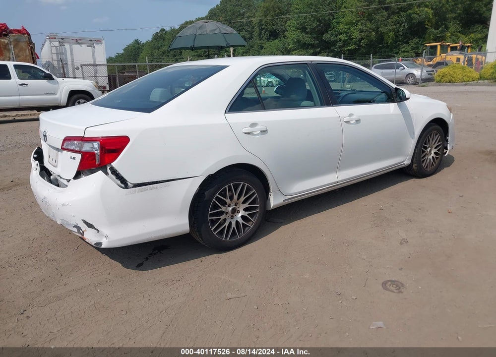 2012 TOYOTA CAMRY LE VIN: 4T1BF1FK8CU524723