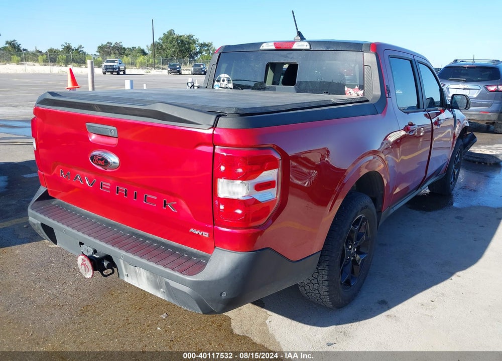 2022 FORD MAVERICK LARIAT VIN: 3FTTW8F99NRA24837