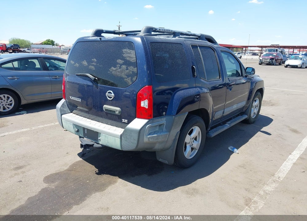 2006 NISSAN XTERRA SE VIN: 5N1AN08U06C506203