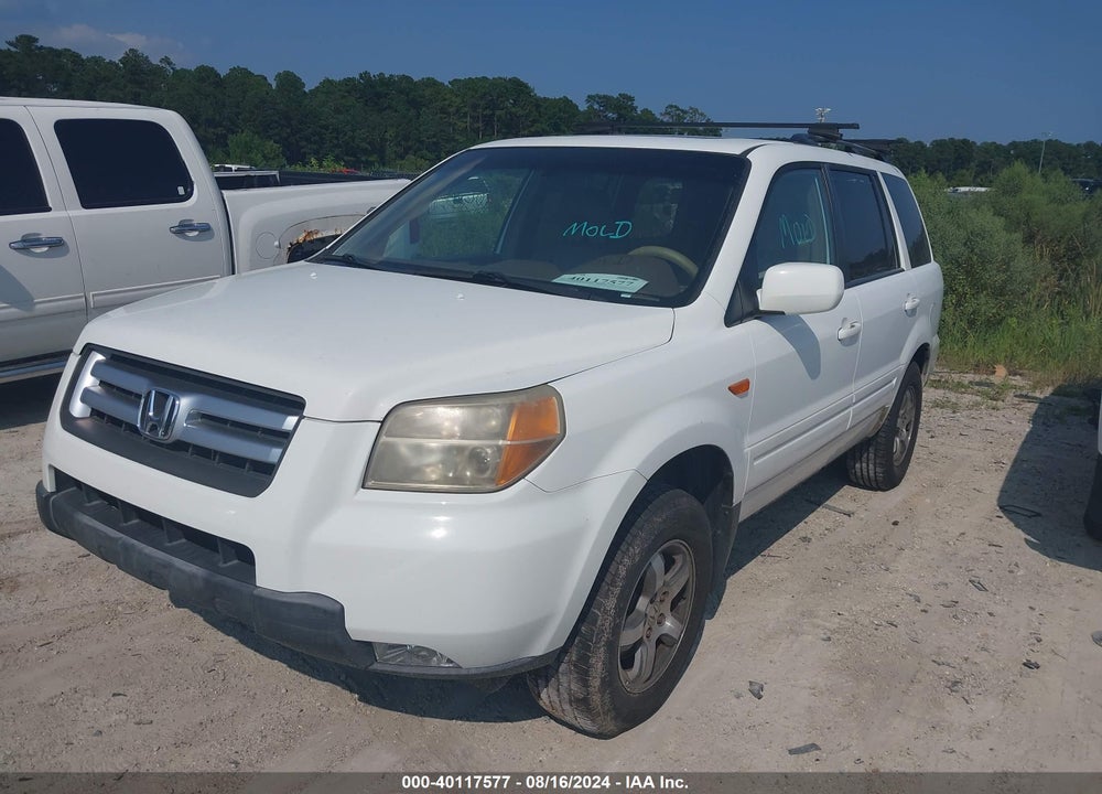 2008 HONDA PILOT EX-L VIN: 5FNYF18638B030977