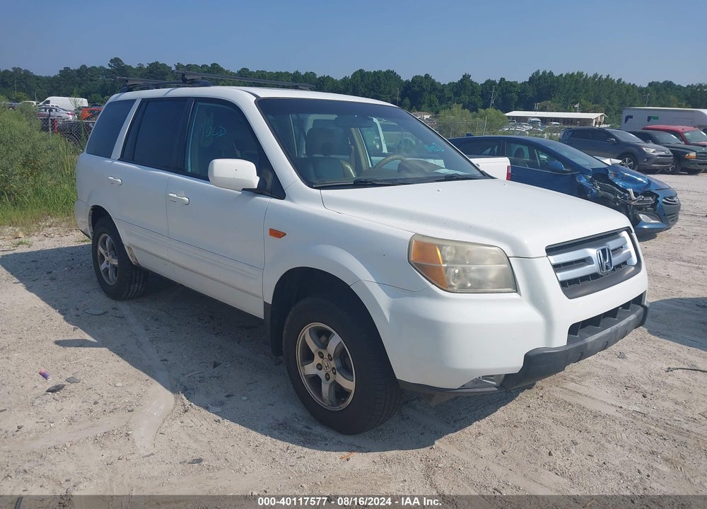 2008 HONDA PILOT EX-L VIN: 5FNYF18638B030977