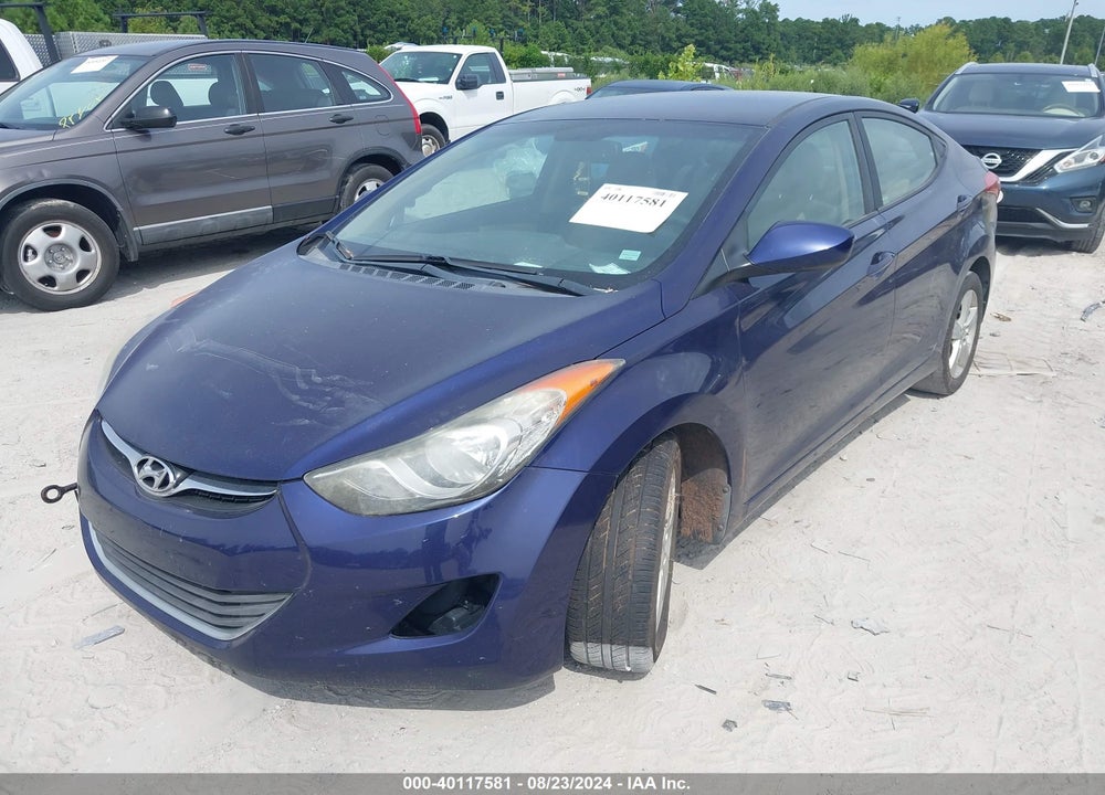 2013 HYUNDAI ELANTRA GLS VIN: 5NPDH4AE1DH227704