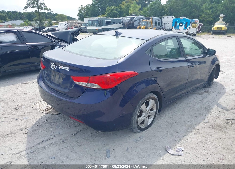 2013 HYUNDAI ELANTRA GLS VIN: 5NPDH4AE1DH227704