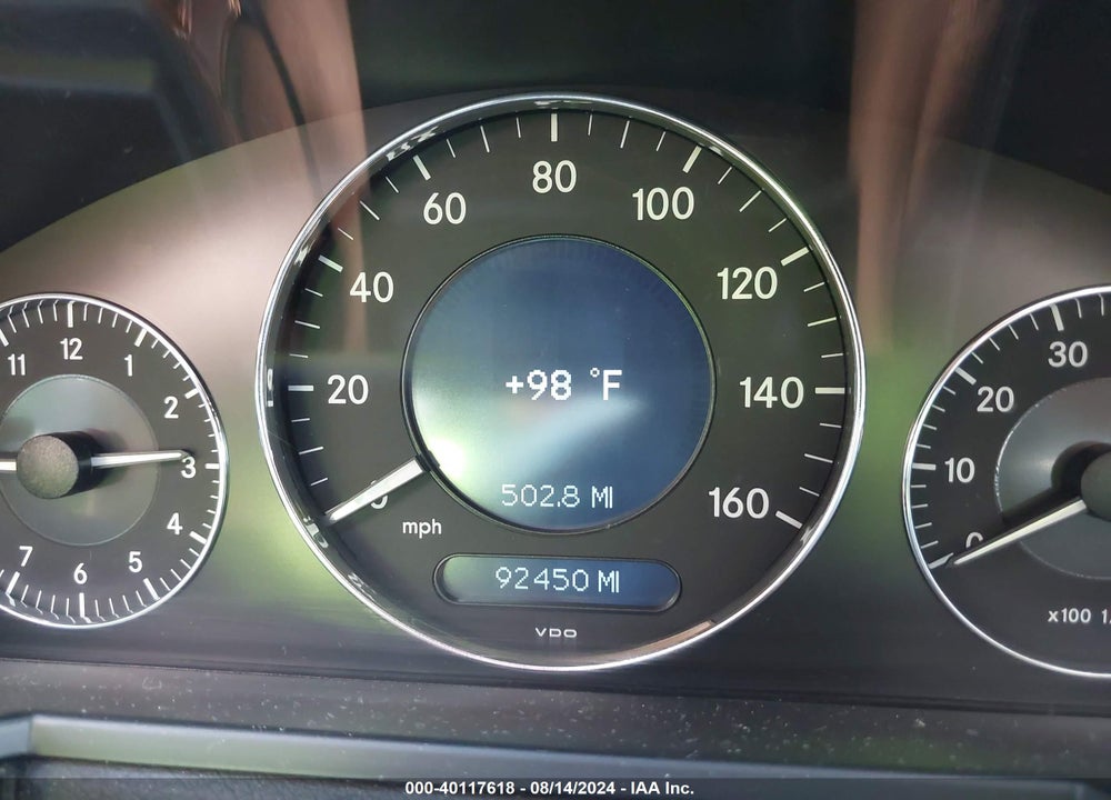2009 MERCEDES-BENZ E 350 4MATIC VIN: WDBUF87X49B436738
