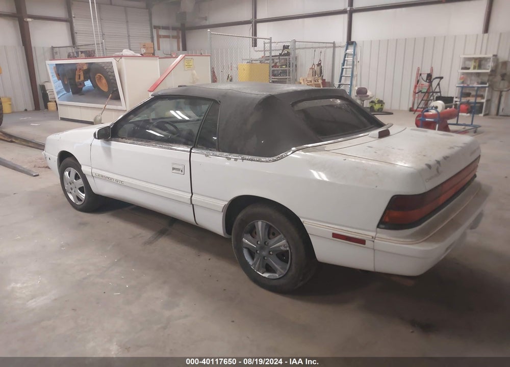 1995 CHRYSLER LEBARON GTC VIN: 1C3EU4535SF560895