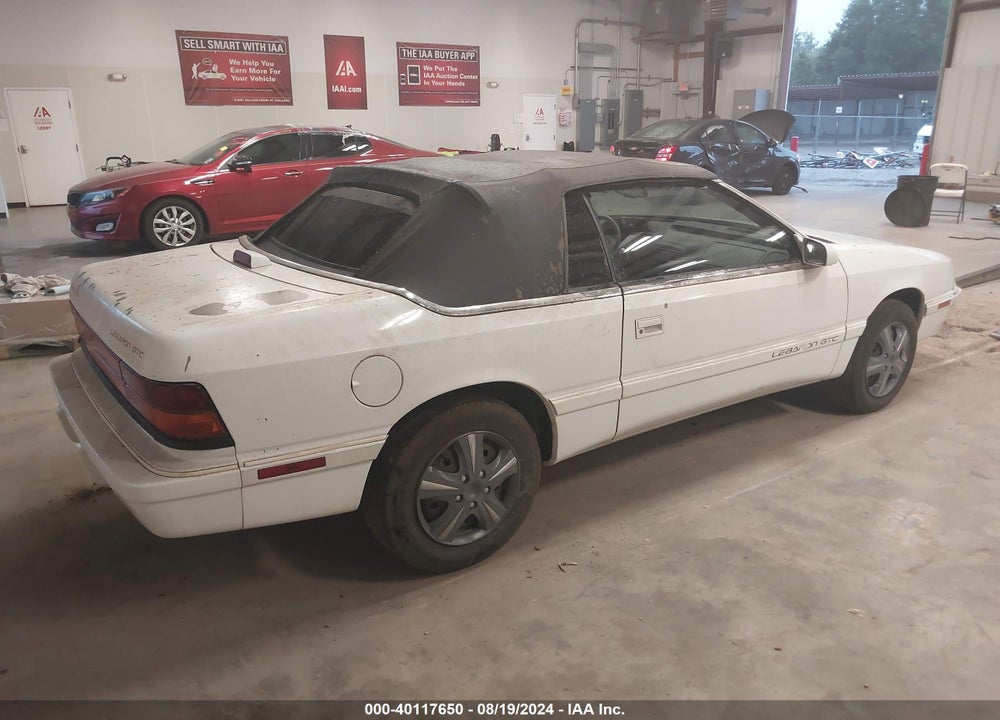 1995 CHRYSLER LEBARON GTC VIN: 1C3EU4535SF560895