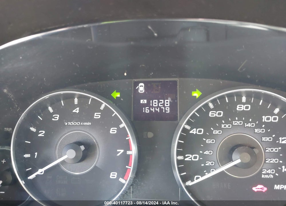 2012 SUBARU OUTBACK VIN: 4S4BRBKC3C3238571