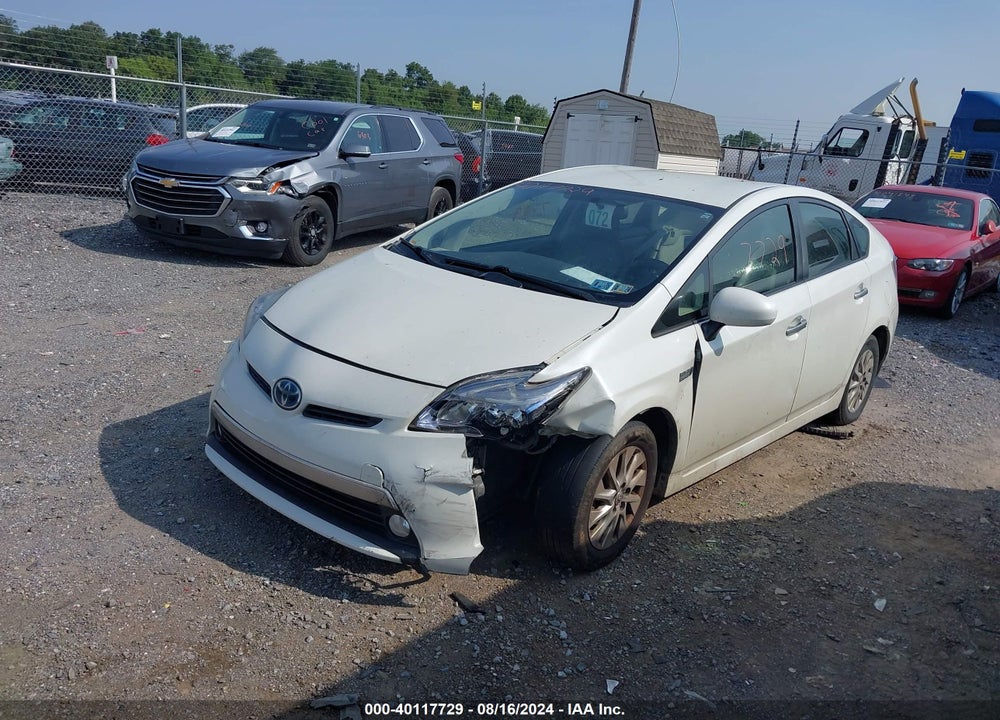 2012 TOYOTA PRIUS PLUG-IN ADVANCED VIN: JTDKN3DPXC3004238