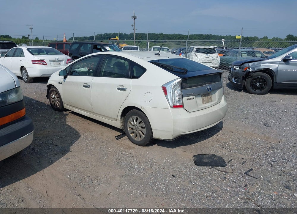 2012 TOYOTA PRIUS PLUG-IN ADVANCED VIN: JTDKN3DPXC3004238