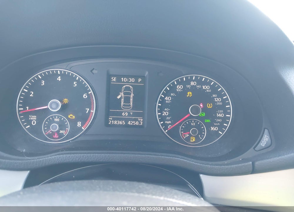 2013 VOLKSWAGEN PASSAT 2.5L SE VIN: 1VWBH7A35DC079637