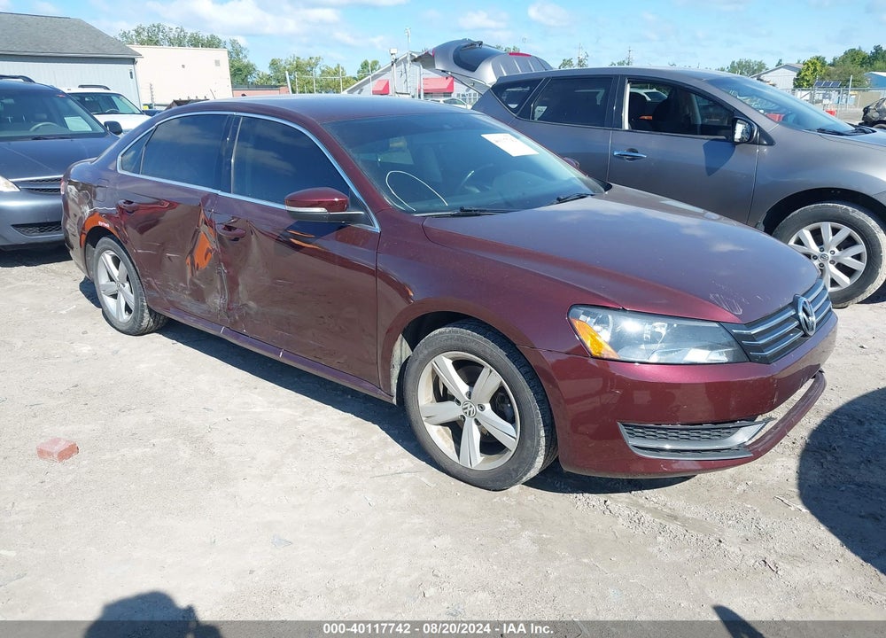 2013 VOLKSWAGEN PASSAT 2.5L SE VIN: 1VWBH7A35DC079637
