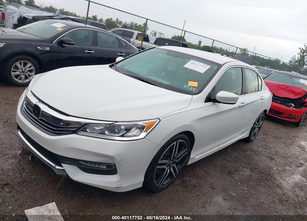 2016 HONDA ACCORD SPORT VIN: 1HGCR2F52GA067447