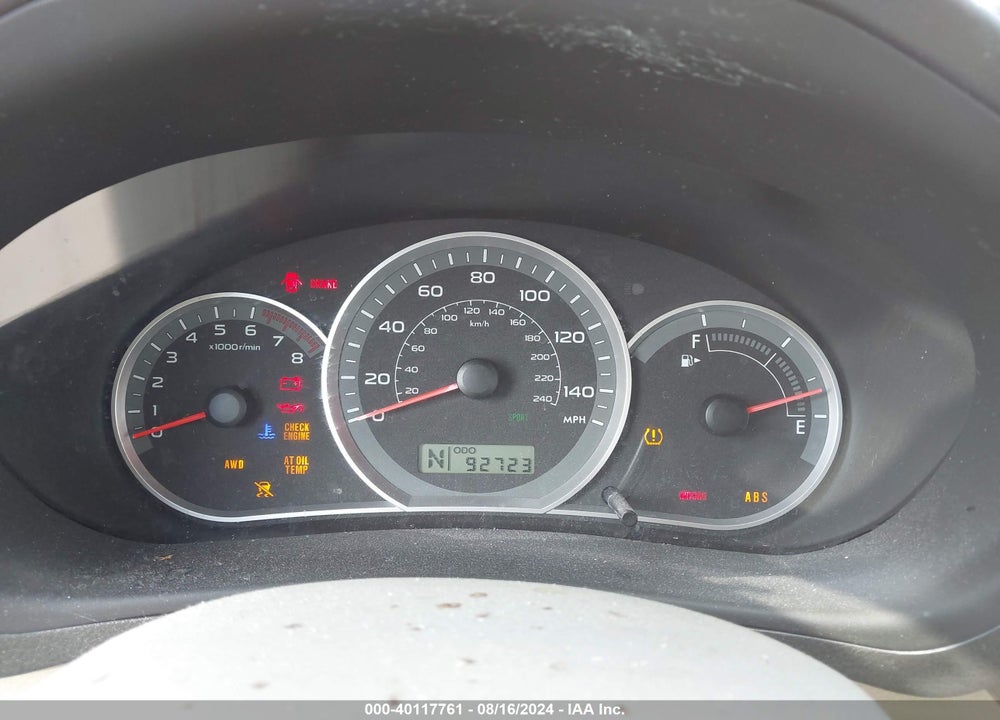 2008 SUBARU IMPREZA 2.5I VIN: JF1GE61668H527534