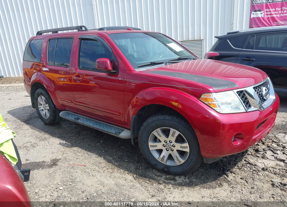 2010 NISSAN PATHFINDER SE VIN: 5N1AR1NB6AC603234
